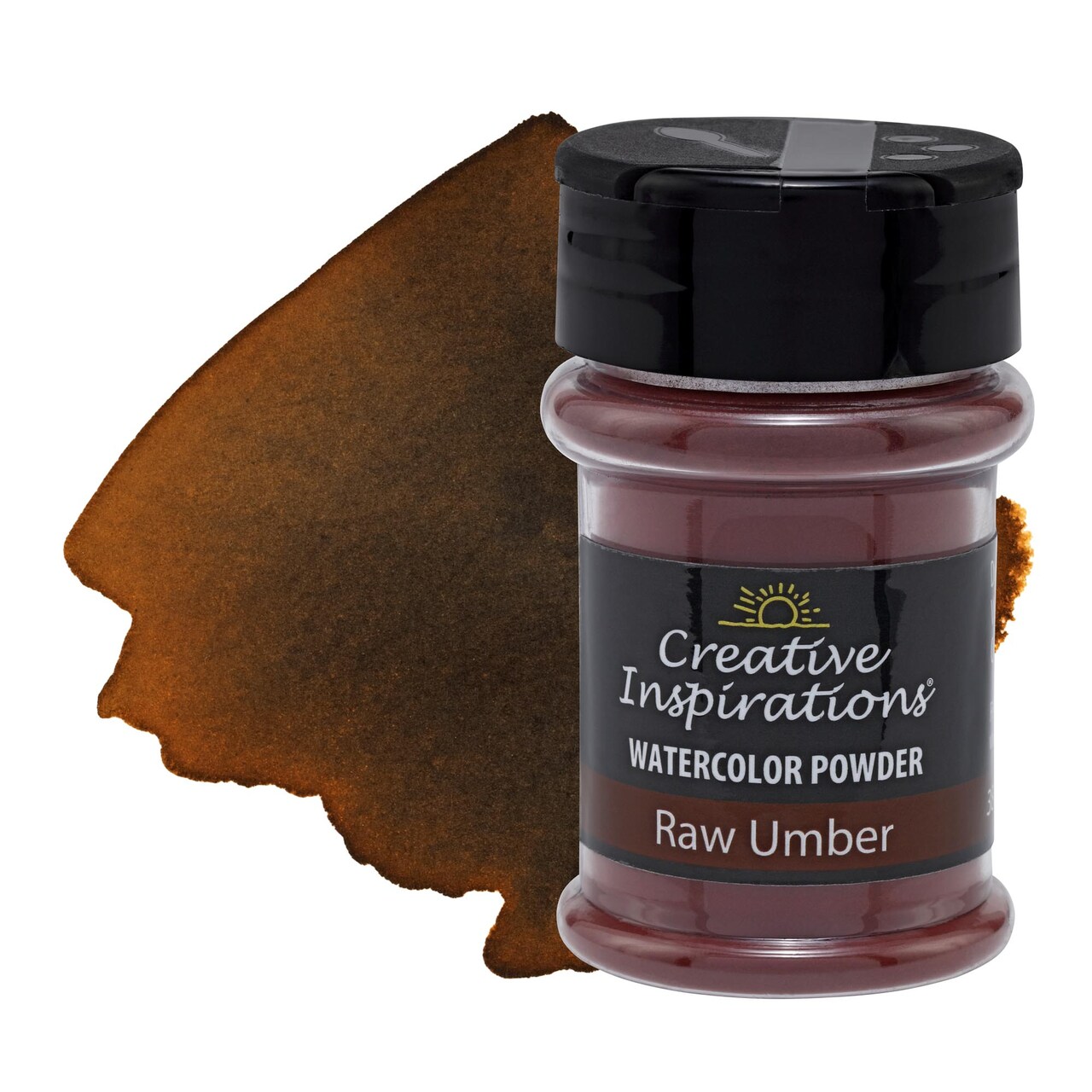 Creative Inspirations Powder Watercolor Paint - 38g Shaker Bottles - Dye-Based Water-Soluble Crystalline Pigments - Non-Toxic, Perfect for Abstract and Spontaneous Effects